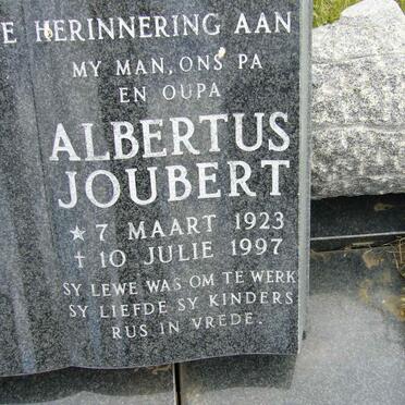 NEL Albertus Joubert 1923-1997