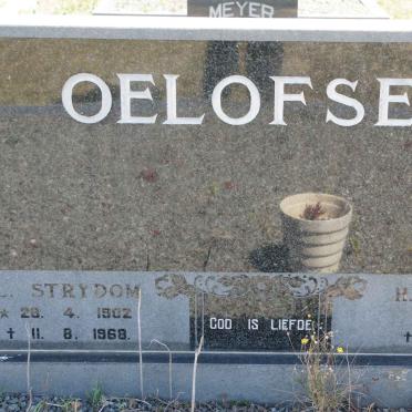 OELOFSEN C.L. Strydom 1902-1968 &amp; R.C. 1911-1995