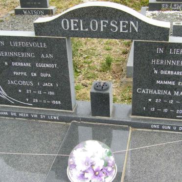 OELOFSEN Jacobus 1911-1988 &amp; Catharina Maria 1912-2003