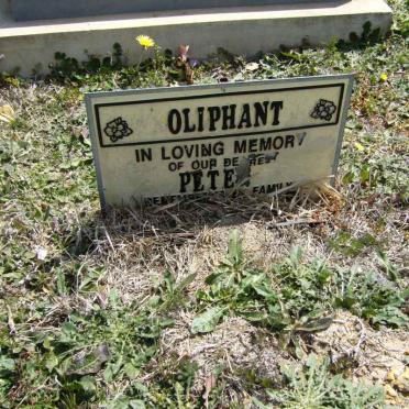 OLIPHANT Peter