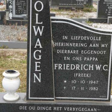 OLWAGEN Frederich W.C. 1847-1982