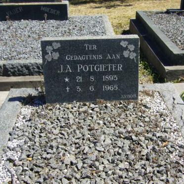 POTGIETER J.A. 1893-1965