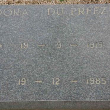PREEZ Dora, du 1915-1985