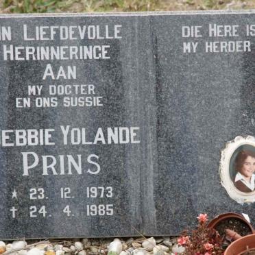 PRINS Debbie Yolande 1873-1985
