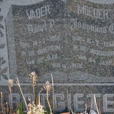 POTGIETER Daniel P. -1956 &amp; Jacomina E. -1959