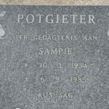 POTGIETER Sampie 1934-1985