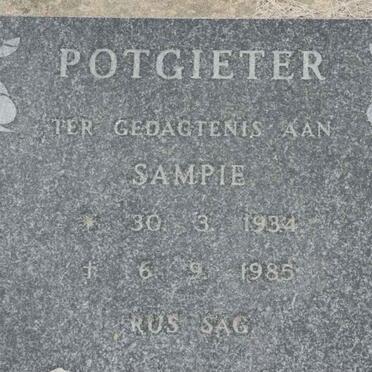 POTGIETER Sampie 1934-1985