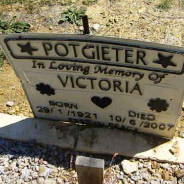 POTGIETER Victoria 1921-2007