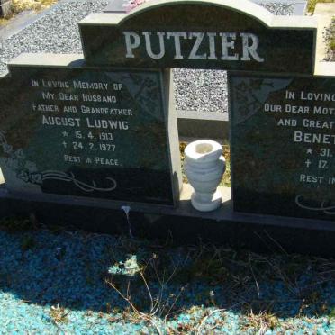 PUTZIER August Ludwig 1913-1977 &amp; Benette I.M. 1916-1996