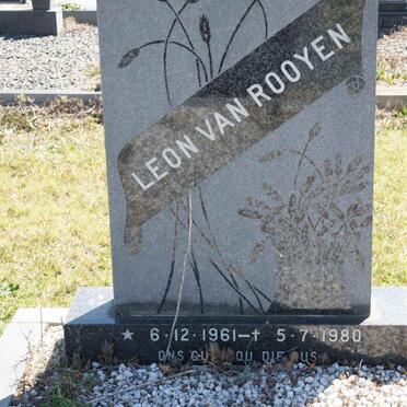 ROOYEN Leon, van 1961-1980