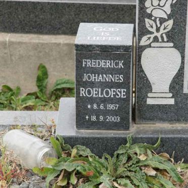 ROELOFSE Frederick Johannes 1957-2003