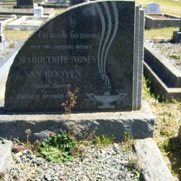 ROOYEN Marguerite Agnes, van nee SWART -19??