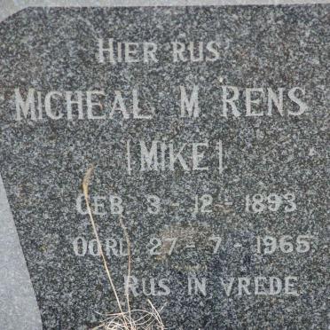 RENS Micheal M. 1893-1965