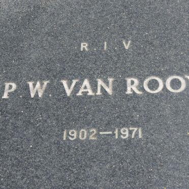ROOYEN H.P.W., van 1902-1971