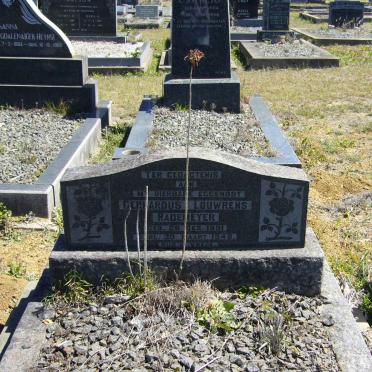 RADEMEYER Gerhardus Louwrens 1891-1949