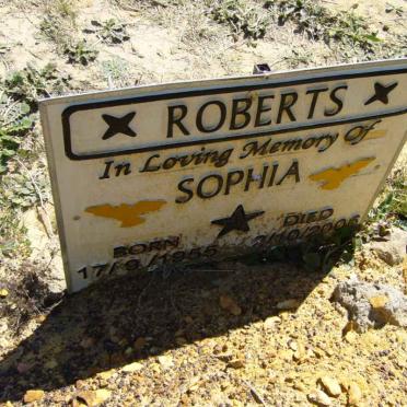 ROBERTS Sophia 1955-2006
