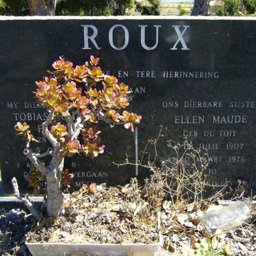 ROUX Tobias Charles 1899-1961  &amp; Ellen Maude DU TOIT 1907-1976