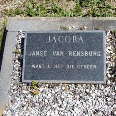 RENSBURG Jacoba, Janse van