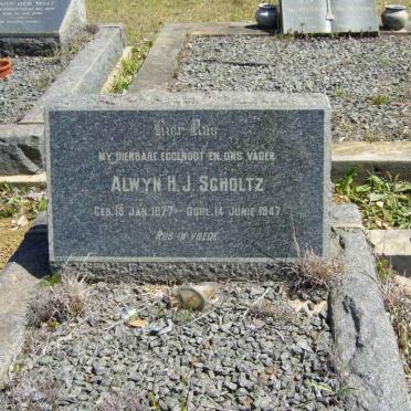 SCHOLTZ Alwyn H.J. 1877-1947