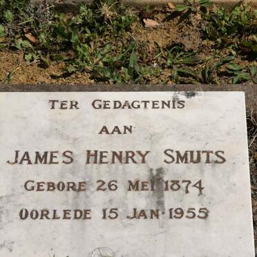 SMUTS James Henry 1874-1955