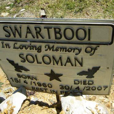 SWARTBOOI Solomon 1960-2007