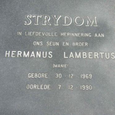 STRYDOM Hermanus Lambertus 1969-1990
