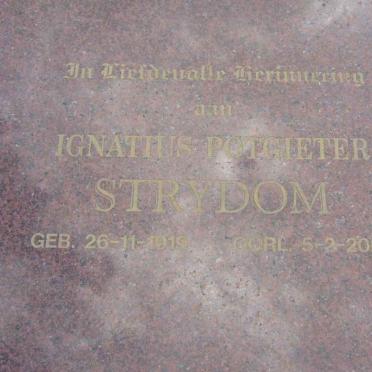 STRYDOM Ignatius Potgieter 1919-2001