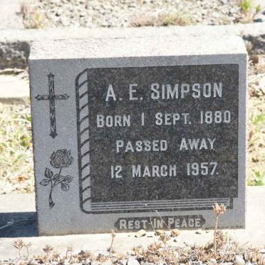 SIMPSON A.E. 1880-1957