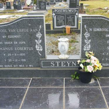 STEYN Hermanus Egbertus 1935-1991 &amp; Sylvia 1938-1988