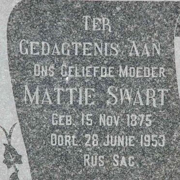 SWART Mattie 1875-1953