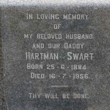 SWART Hartman 1884-1956