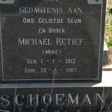 SCHOEMAN Michael Retief 1913-1967