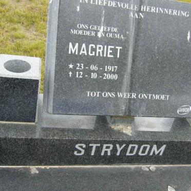 STRYDOM Magriet 1917-2000