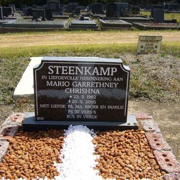 STEENKAMP Mario Garrethney Chrishna 1982-2005