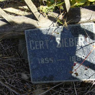 SIEBERT Gert 1855-1888