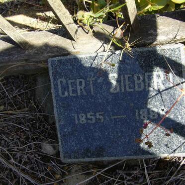 SIEBERT Gert 1855-1888