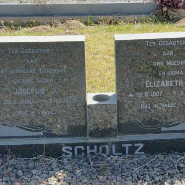 SCHOLTZ Josefus J. 1906-1970 &amp; Elizabeth M. 1907-1983