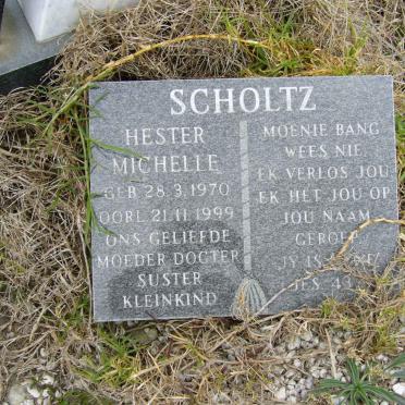 SCHOLTZ Hester Michelle 1970-1999