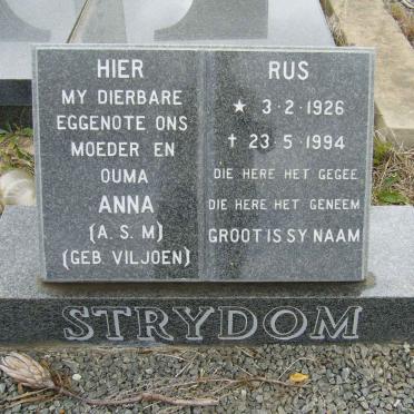 STRYDOM A.S.M nee VILJOEN 1926-1994