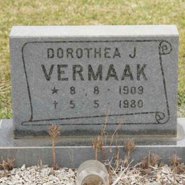 VERMAAK Dorothea J. 1909-1980