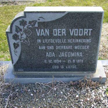VOORT Ada Jacomina, van der 1894-1974