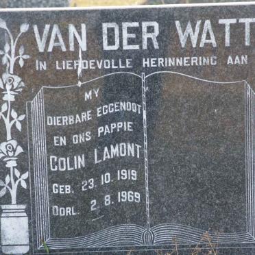 WATT Colin Lamont, van der 1919-1969