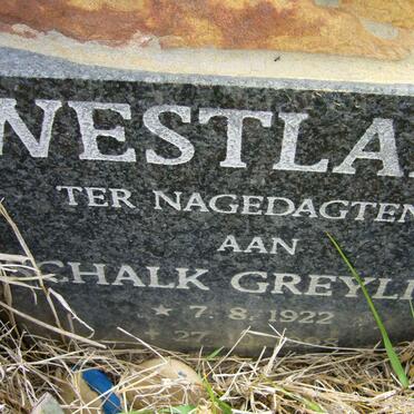 WESTLAND Schalk Greyling 1922-1998
