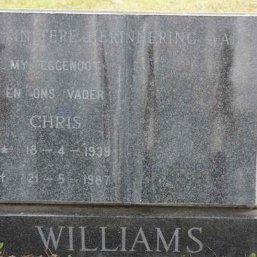 WILLIAMS Chris 1939-1987