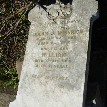 WEINRICH Julius J. -1898 :: WEINRICH William -1900