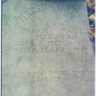MYBURGH Johan Paul 1851-1931
