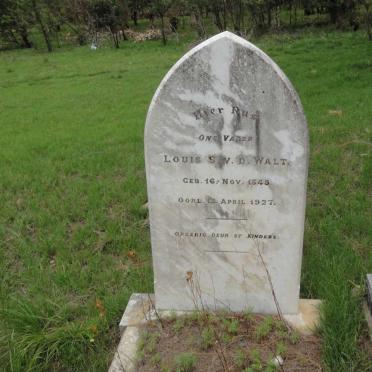 WALT Louis S., v.d. 1845-1927