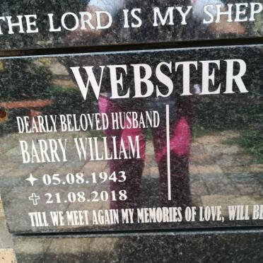 WEBSTER Barry William 1943-2018