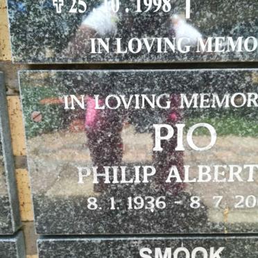 PIO Philip Albertus 1936-2009