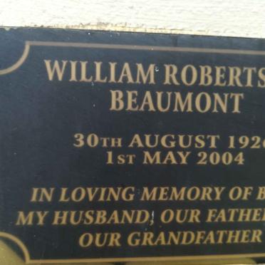 BEAUMONT William Robertson 1926-2004